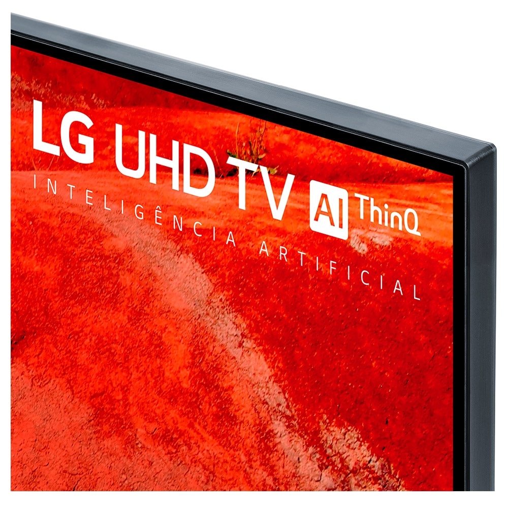 Smart TV LED 65" LG 65UM7520PSB 4K HDR com Wi-Fi, 2 USB, 4 HDMI, ThinQ AI, Bluetooth, 60Hz