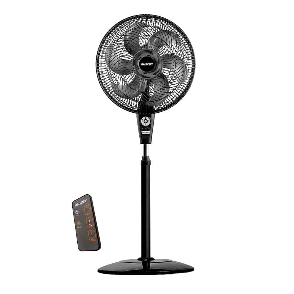 Ventilador de Coluna Mallory Air Timer TS+ 40cm, 3 Velocidades, Preto/Grafite 110V