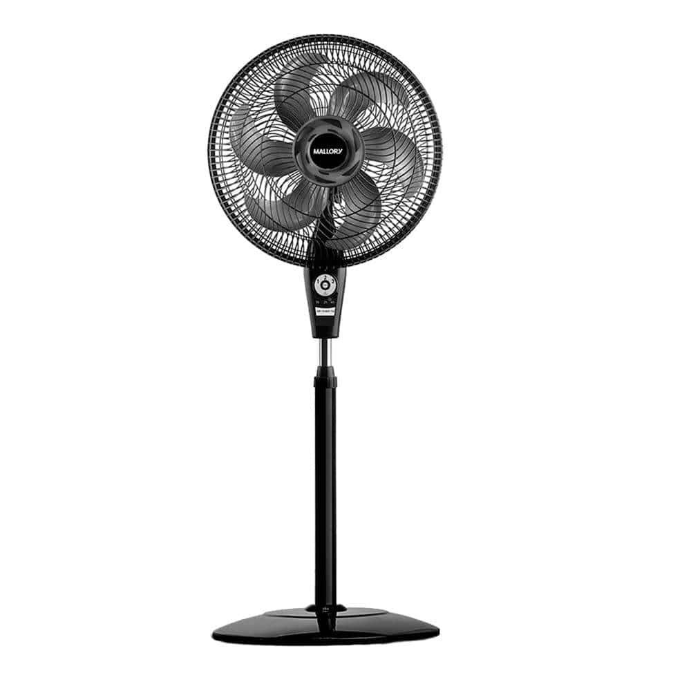 Ventilador de Coluna Mallory Air Timer TS+ 40cm, 3 Velocidades, Preto/Grafite 110V