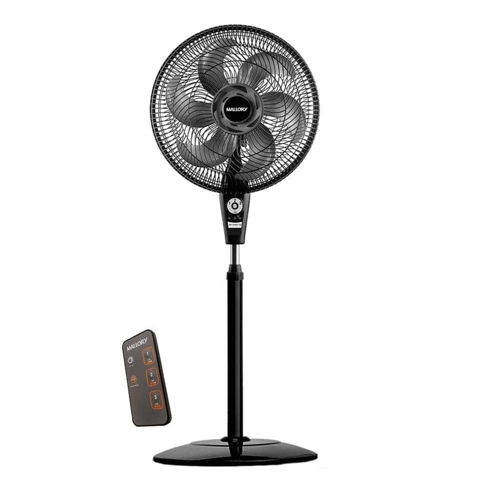 Ventilador de Coluna Mallory Air Timer TS+ 40cm, 3 Velocidades, Preto/Grafite 220V