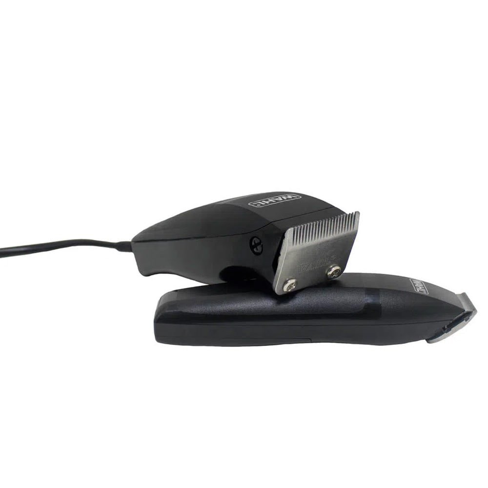 Kit Máquina de Cortar Cabelo + Aparador de Pelos Wahl - Home Cut, Preto, 110V