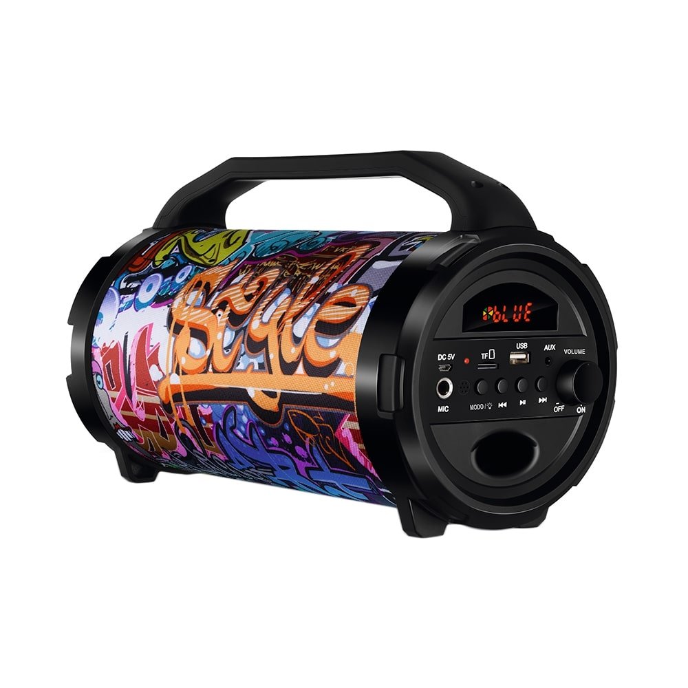 Caixa Amplificada Mondial MCO-11 Thunder X Bouble Extreme, Entradas USB/SD/AUX/MIC, Bluetooth, 50W Bivolt