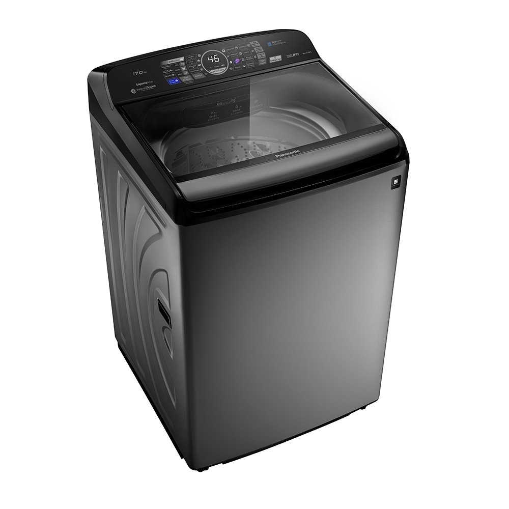 Máquina de Lavar Roupas 17Kg Panasonic NA-F170P6T, Titânio, 110V