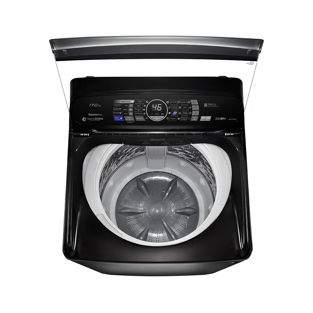 Máquina de Lavar Roupas 17Kg Panasonic NA-F170P6T, Titânio, 110V