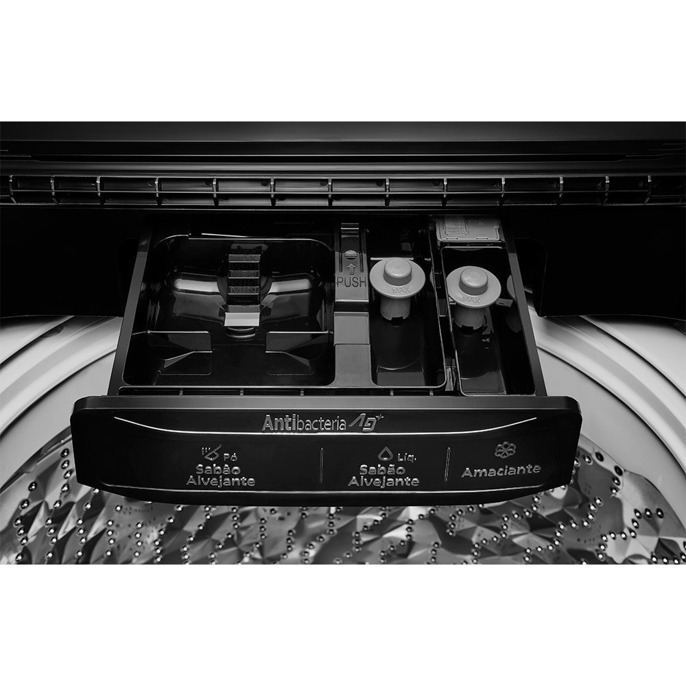 Máquina de Lavar Roupas 17Kg Panasonic NA-F170P6T, Titânio, 110V