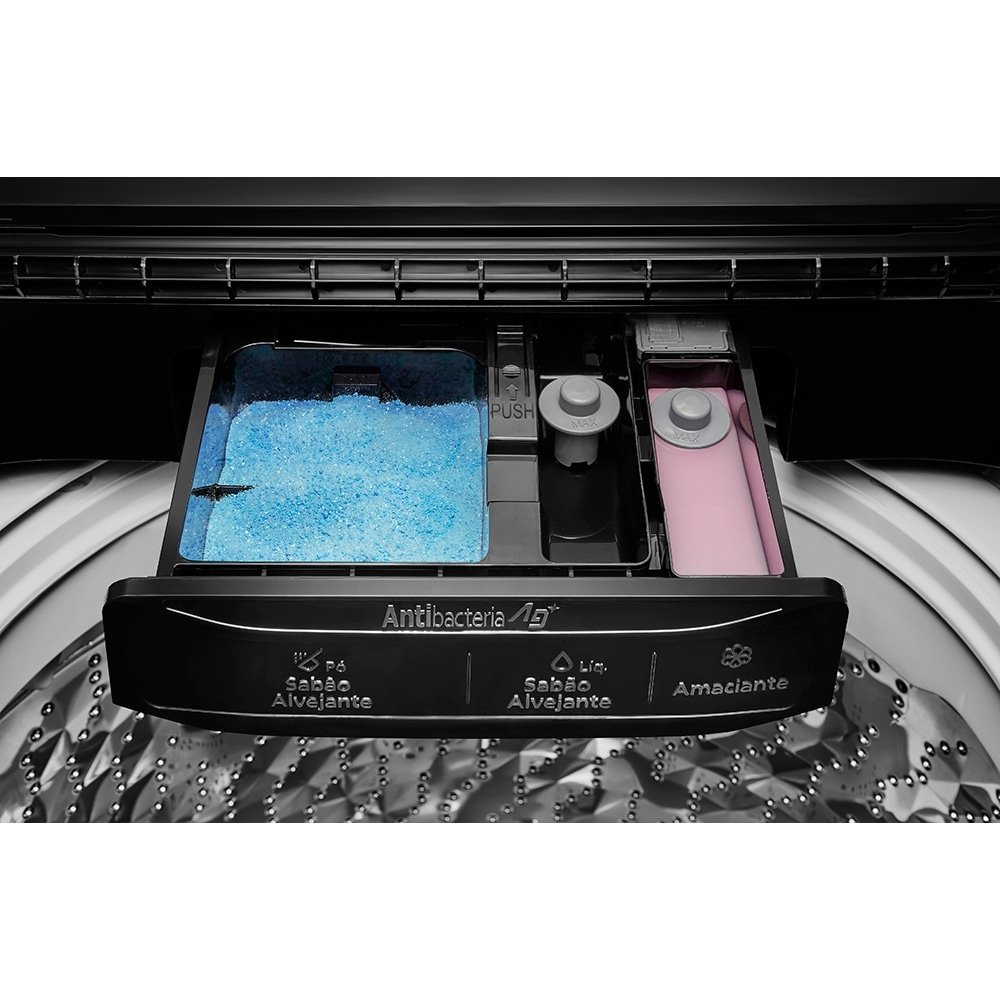 Máquina de Lavar Roupas 17Kg Panasonic NA-F170P6T, Titânio, 110V