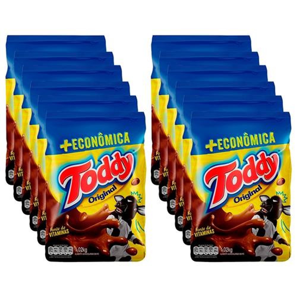 Achocolatado em Pó Toddy Original 1,02Kg Embalagem com 12 Unidades