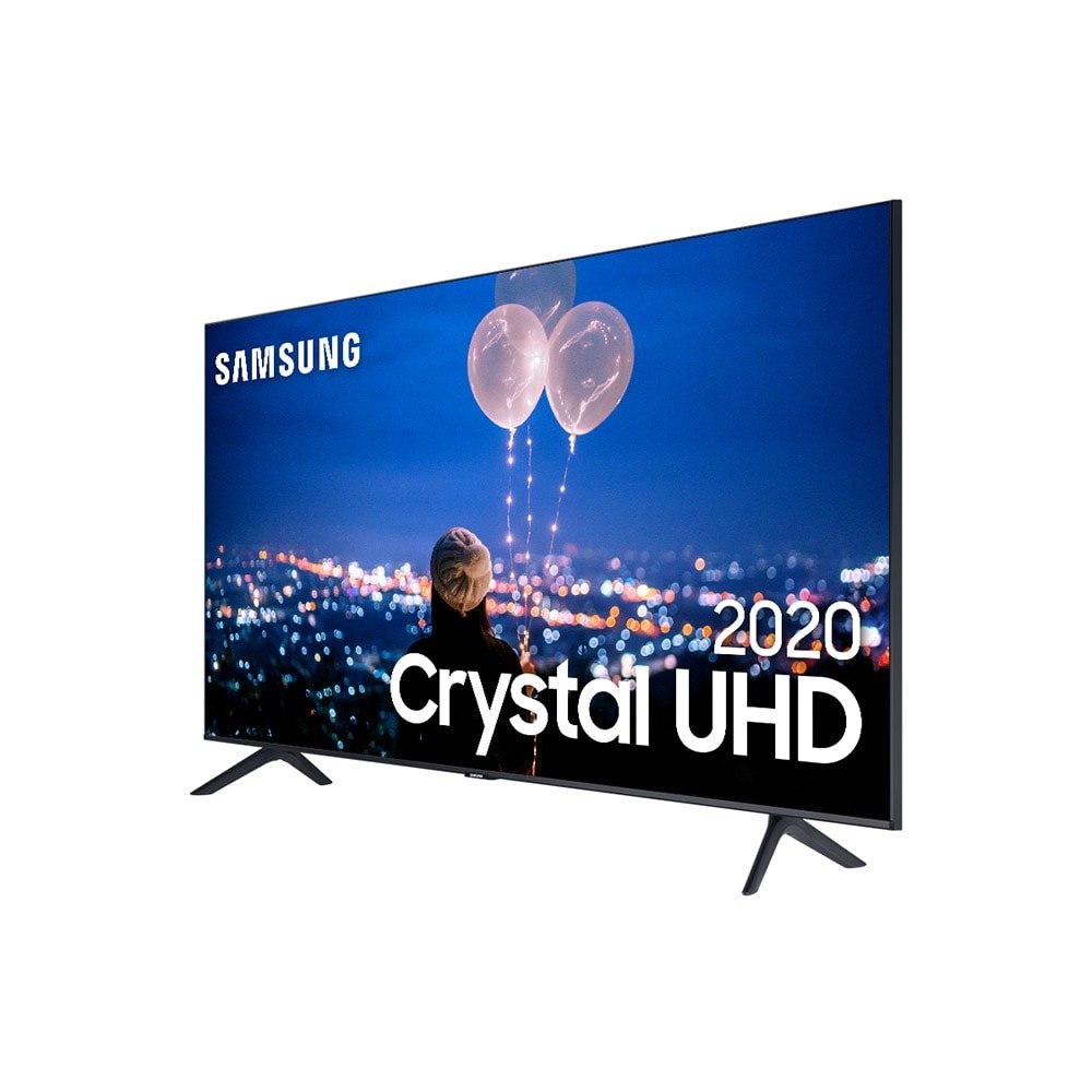 Smart TV LED 50" Samsung UN50TU8000GXZD 4K UHD HDR Crystal com Wi-Fi, 2 USB, 3 HDMI, Bluetooth, Bordas Infinitas, 60Hz