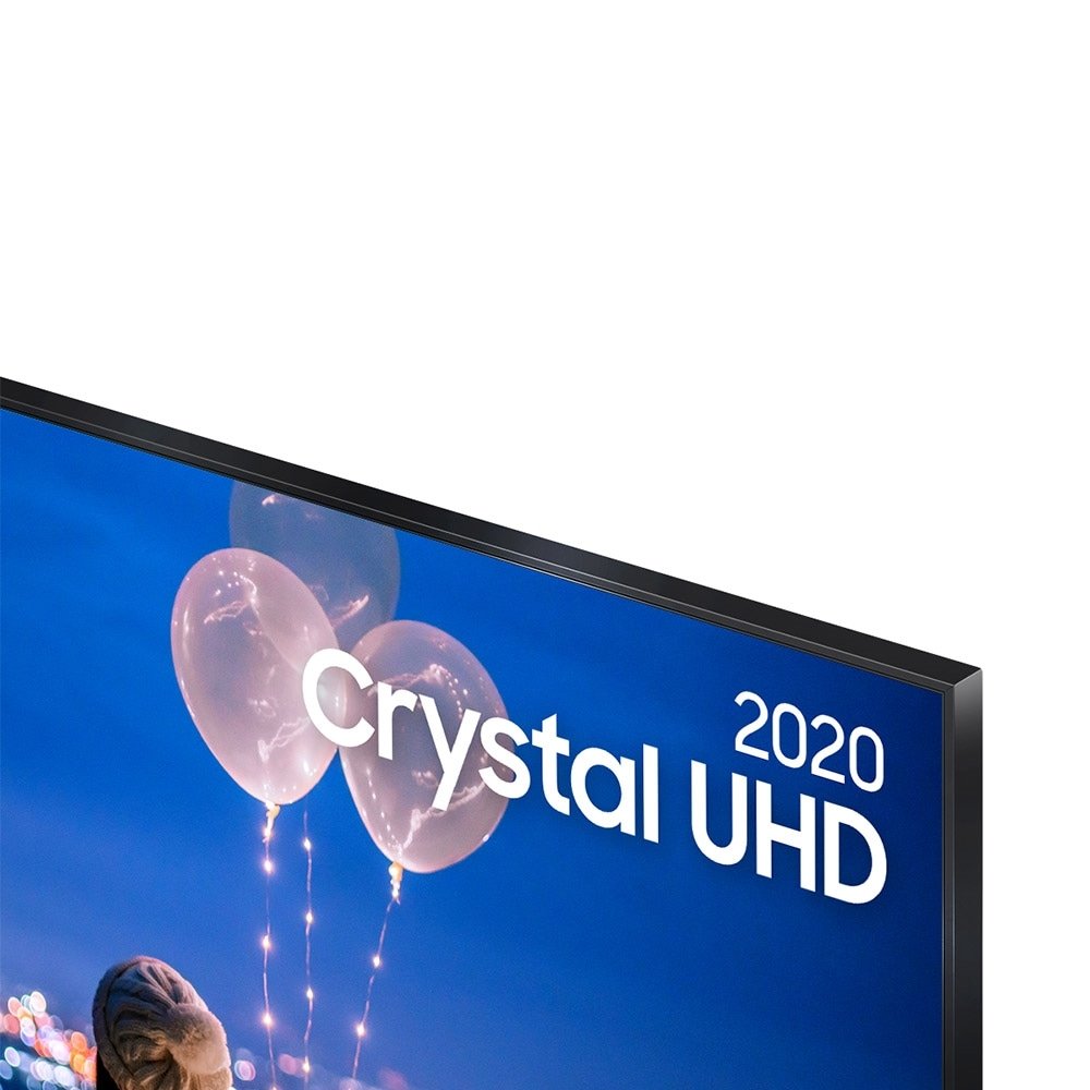 Smart TV LED 65" Samsung UN65TU8000GXZD 4K UHD HDR Cristal com Wi-Fi, 2 USB, 3 HDMI, Bluetooth, Bordas Infinitas, 60Hz
