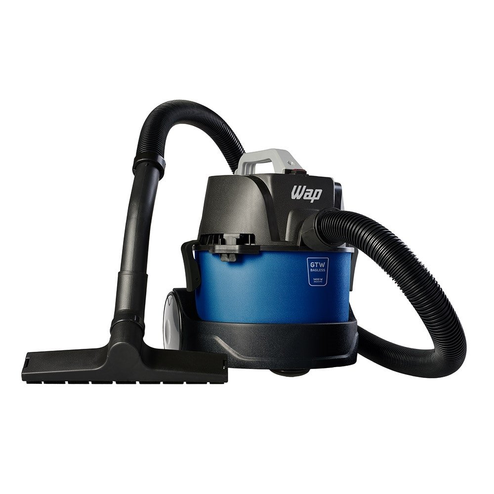 Aspirador de Pó e Água WAP GTW Bagless - 6 Litros, 1400W, Compacto com Soprador Portátil e com Fio, Preto, 220V