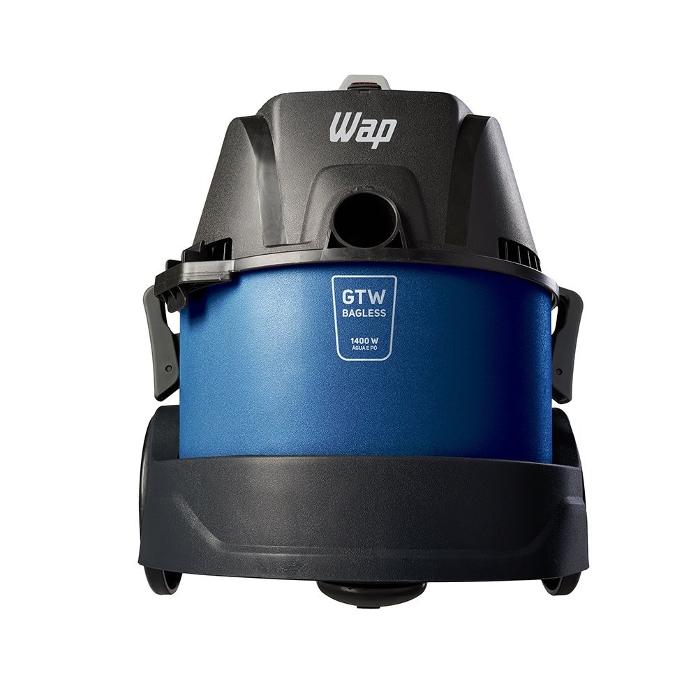 Aspirador de Pó e Água WAP GTW Bagless - 6 Litros, 1400W, Compacto com Soprador Portátil e com Fio, Preto, 220V