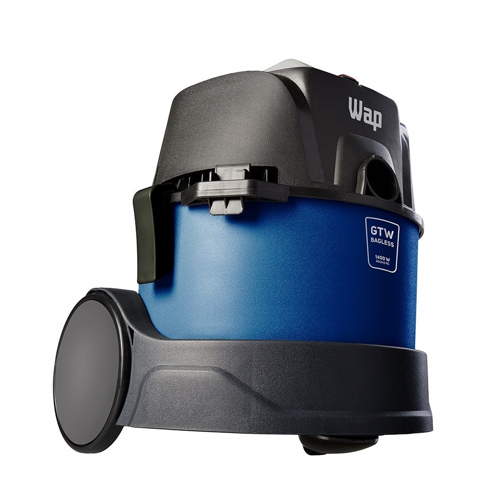 Aspirador de Pó e Água WAP GTW Bagless - 6 Litros, 1400W, Compacto com Soprador Portátil e com Fio, Preto, 220V