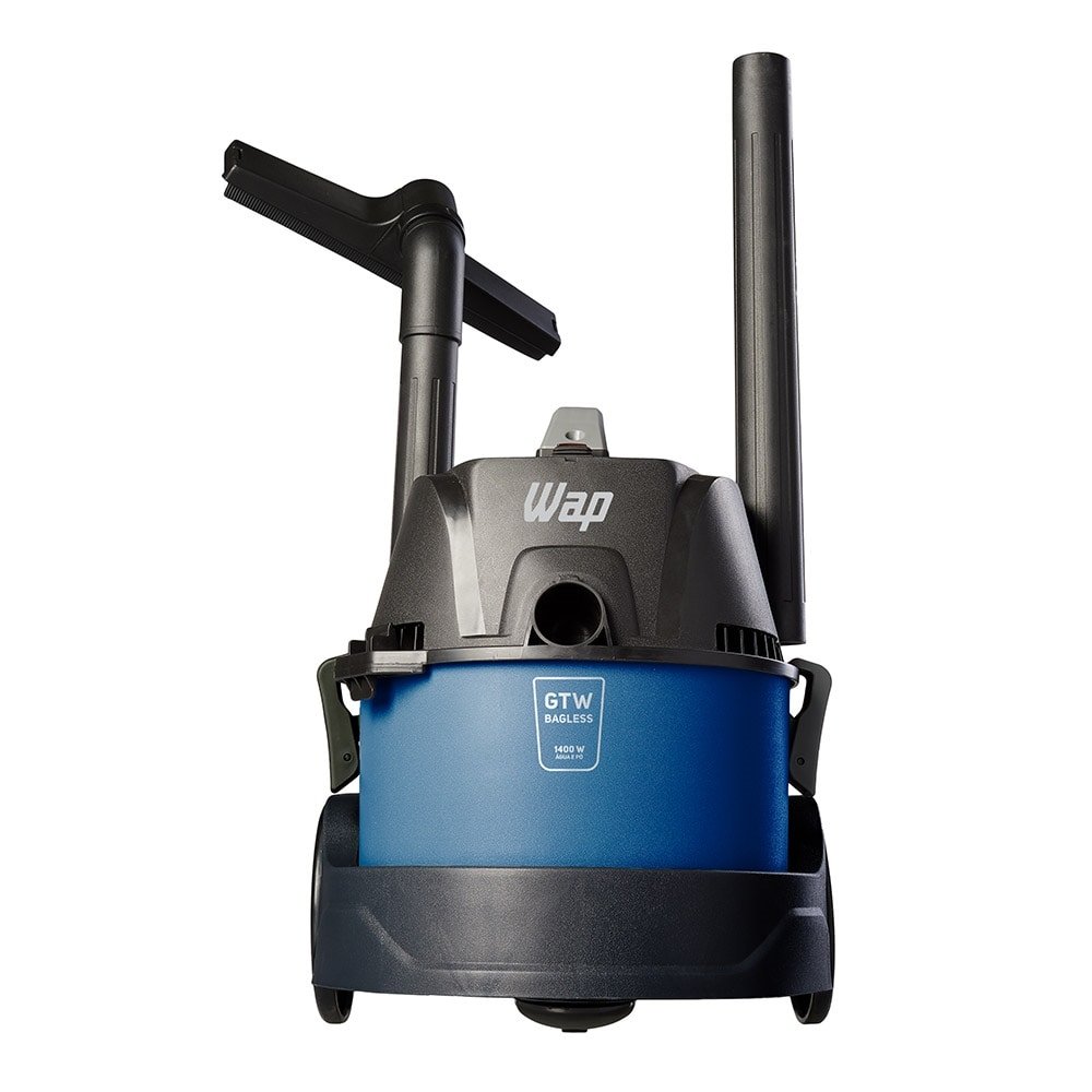 Aspirador de Pó e Água WAP GTW Bagless - 6 Litros, 1400W, Compacto com Soprador Portátil e com Fio, Preto, 220V