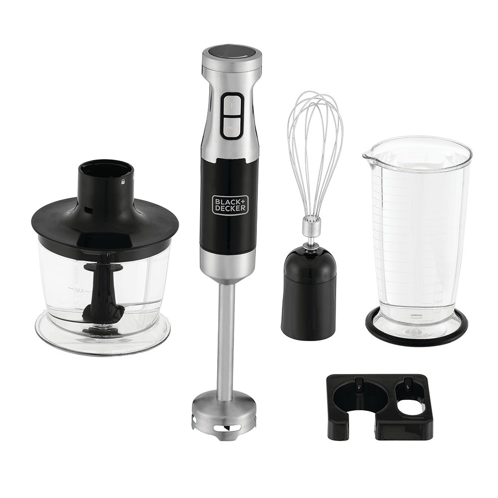 Mixer Black & Decker MK600-B2 3 em 1, 600W, Preto/Inox 220V