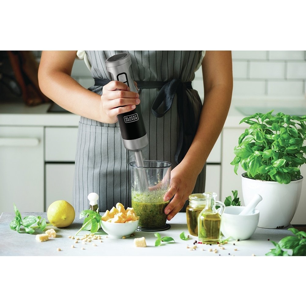 Mixer Black & Decker MK600-B2 3 em 1, 600W, Preto/Inox 220V
