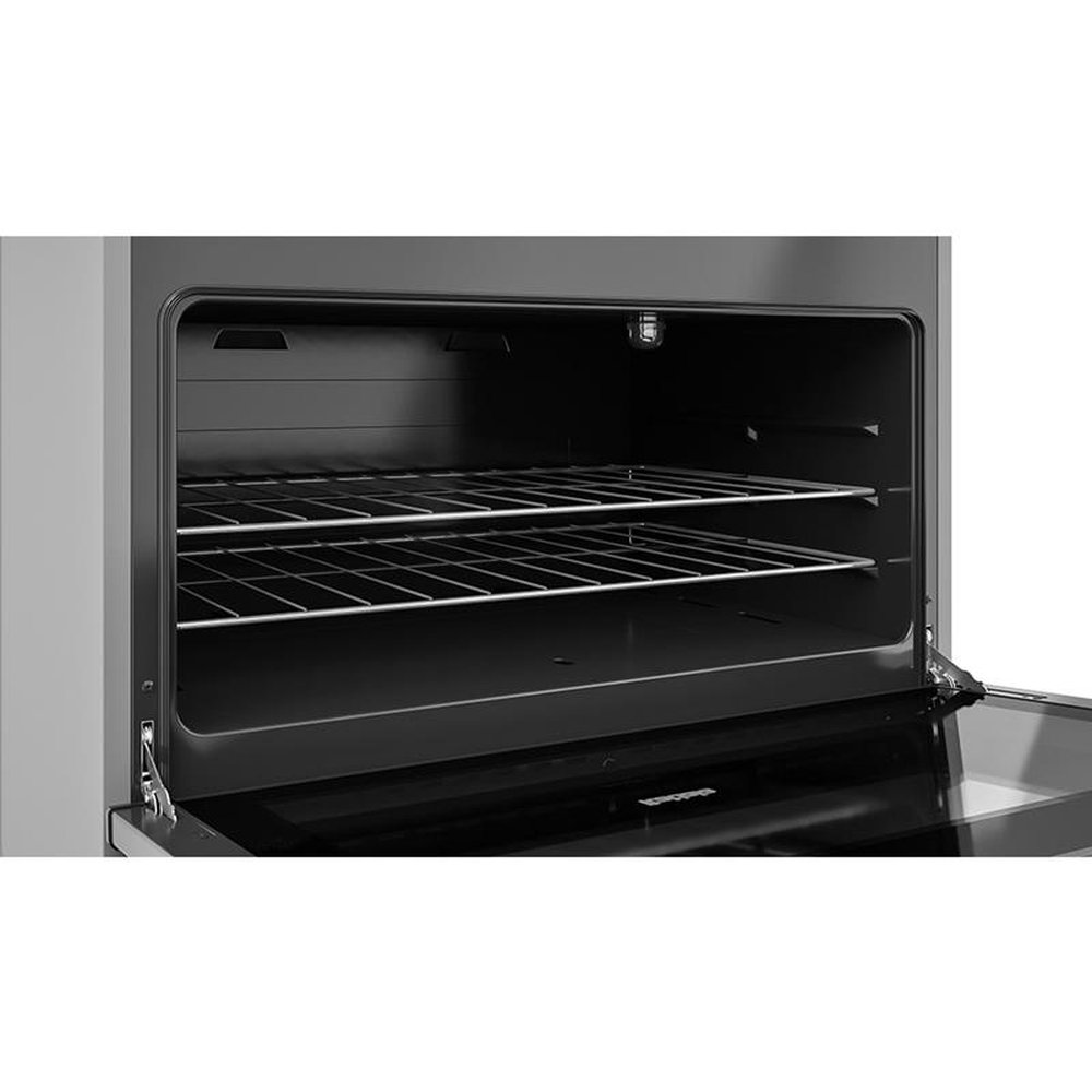Fogão de Piso Itatiaia 5 Bocas Vitrum, Mesa de Vidro, Acendimento Automático, Branco, Bivolt