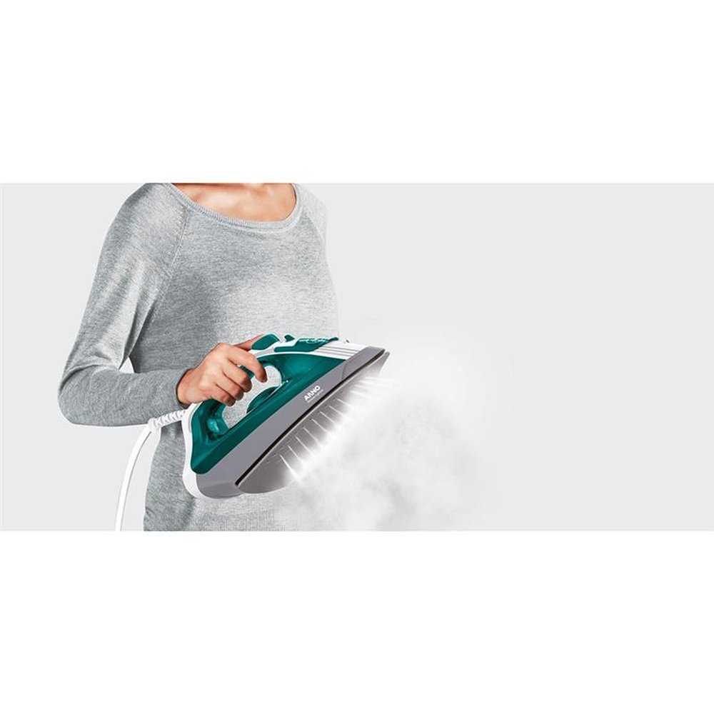 Ferro a Vapor Arno Steamgliss FSGP Base Antiaderente Verde 220V