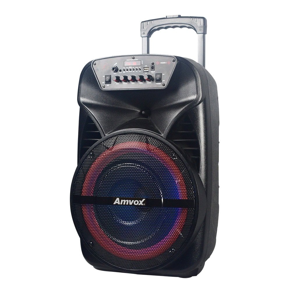 Caixa Amplificada Amvox ACA-380 Viper, USB, Bluetooth, Bateria, 380W