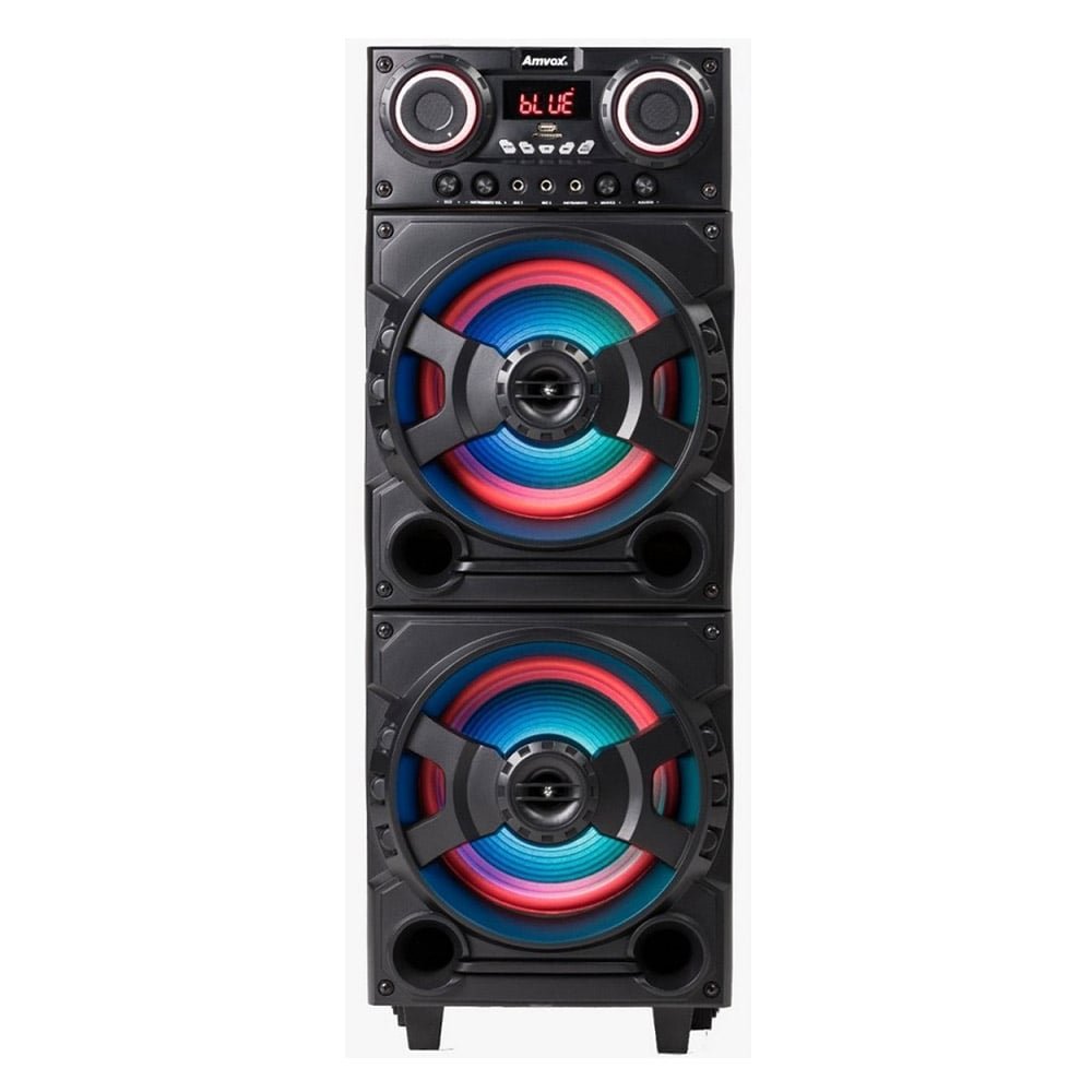 Caixa Amplificada Amvox ACA1003 Furacão, USB, SD, Bluetooth, 1000W
