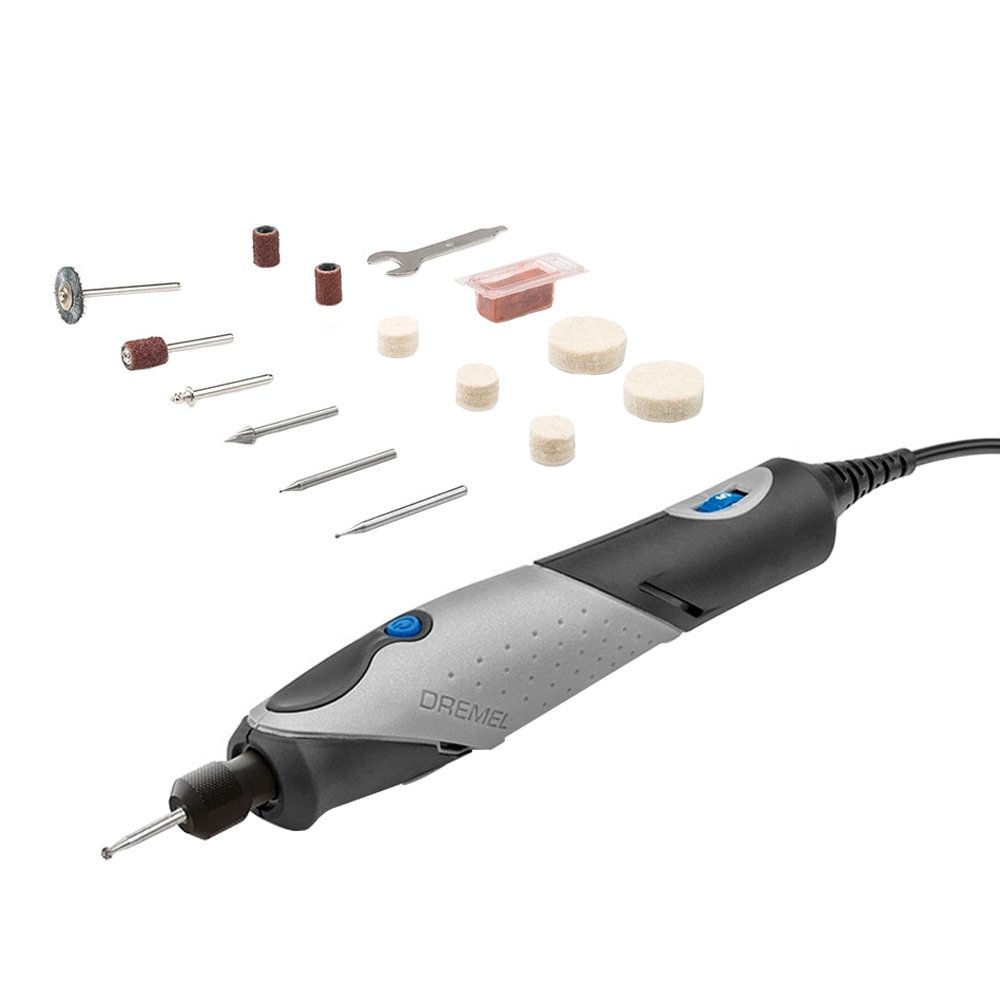 Micro Retífica Dremel Stylo+ com 11 Acessórios 60W Bivolt