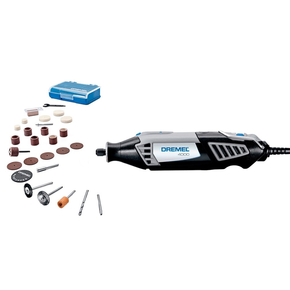 Micro Retífica Dremel 4000 com 26 Acessórios 175W 220V
