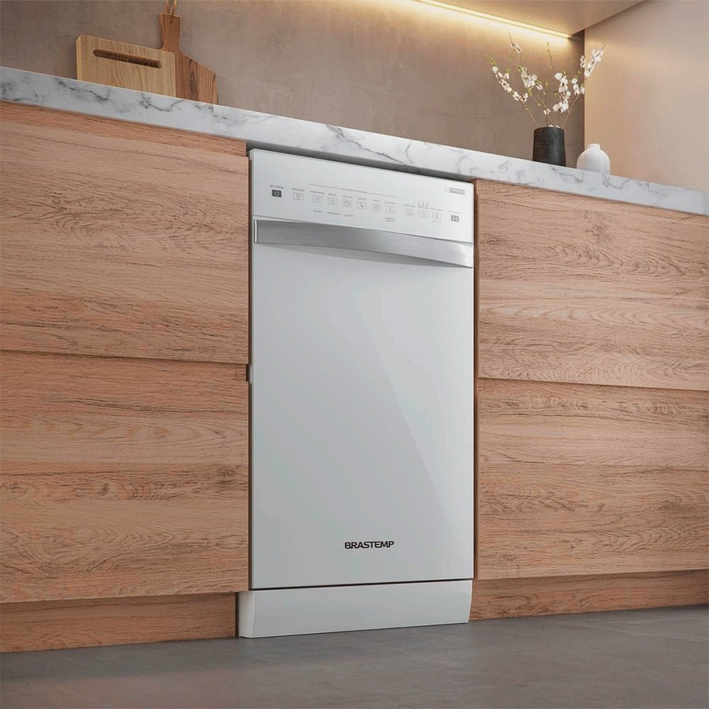 Lava-Louças 10 Serviços Brastemp BLF10B, Ciclo Pesado, Branco, 110V
