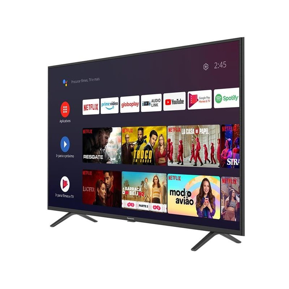 Smart TV LED 50" Panasonic TC-50HX550B 4K Ultra HD com Wi-Fi, 2 USB, 3 HDMI, 60HZ