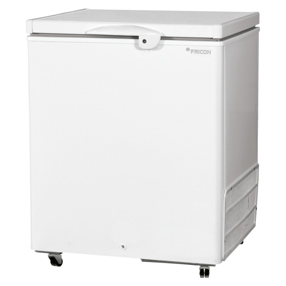 Freezer Horizontal Fricon 216L HCED216 - Dupla Ação, Rodízio Duplo Giratório, Branco 220V