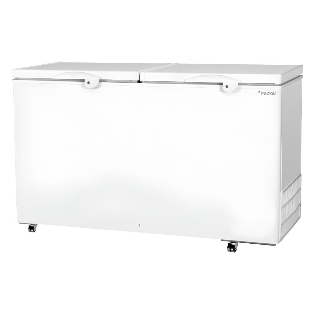 Freezer Horizontal Fricon 503 Litros HCED503 - Baixa Temperatura, Dupla Ação, Branco, 220V