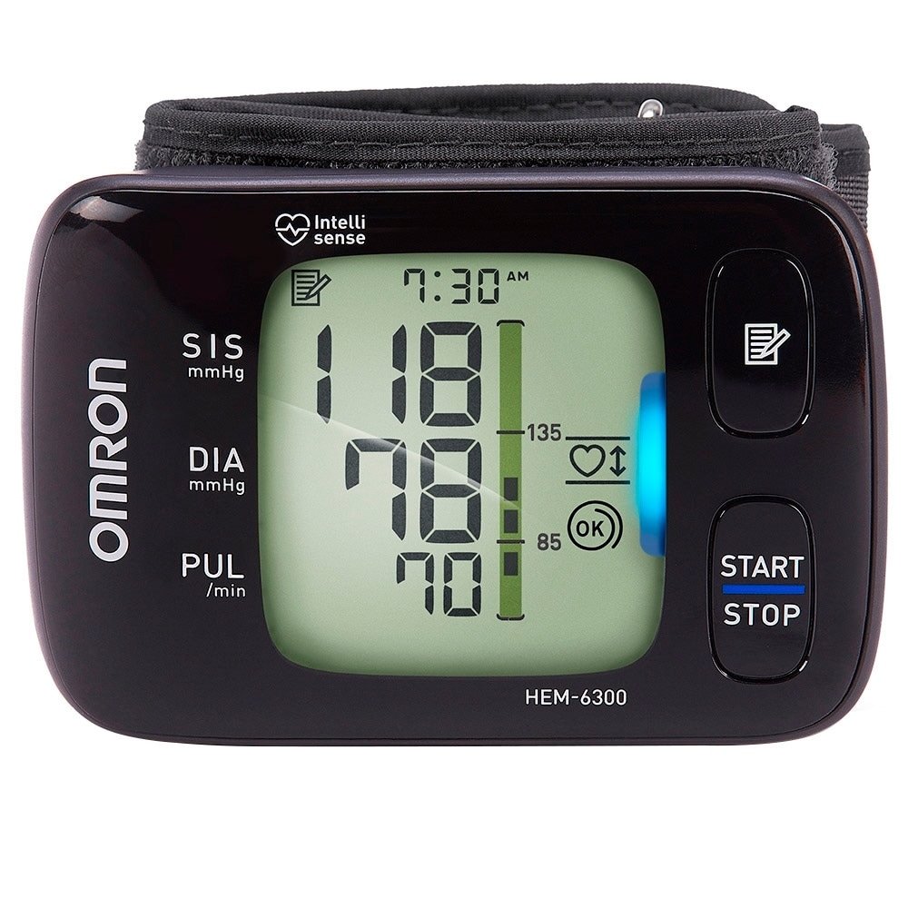 Monitor de Pressão Arterial Omron HEM-6300 Digital de Pulso