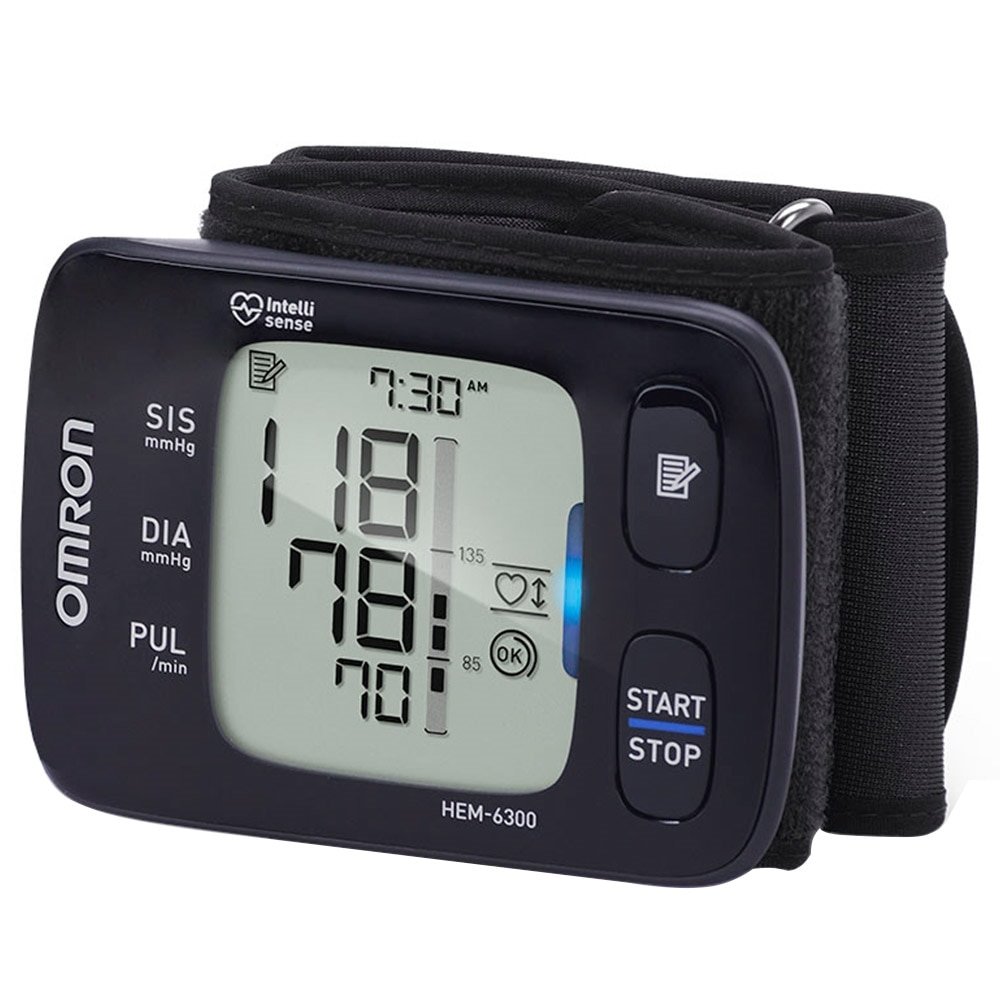 Monitor de Pressão Arterial Omron HEM-6300 Digital de Pulso
