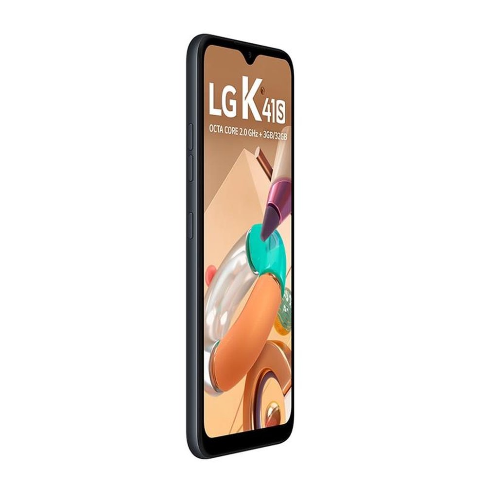 Smartphone LG K41S ,Titânio, Tela 6.55", 4G+Wi-Fi, Android, Câm Traseira 13M+5M+2M+2MP,Frontal 8MP, 32GB