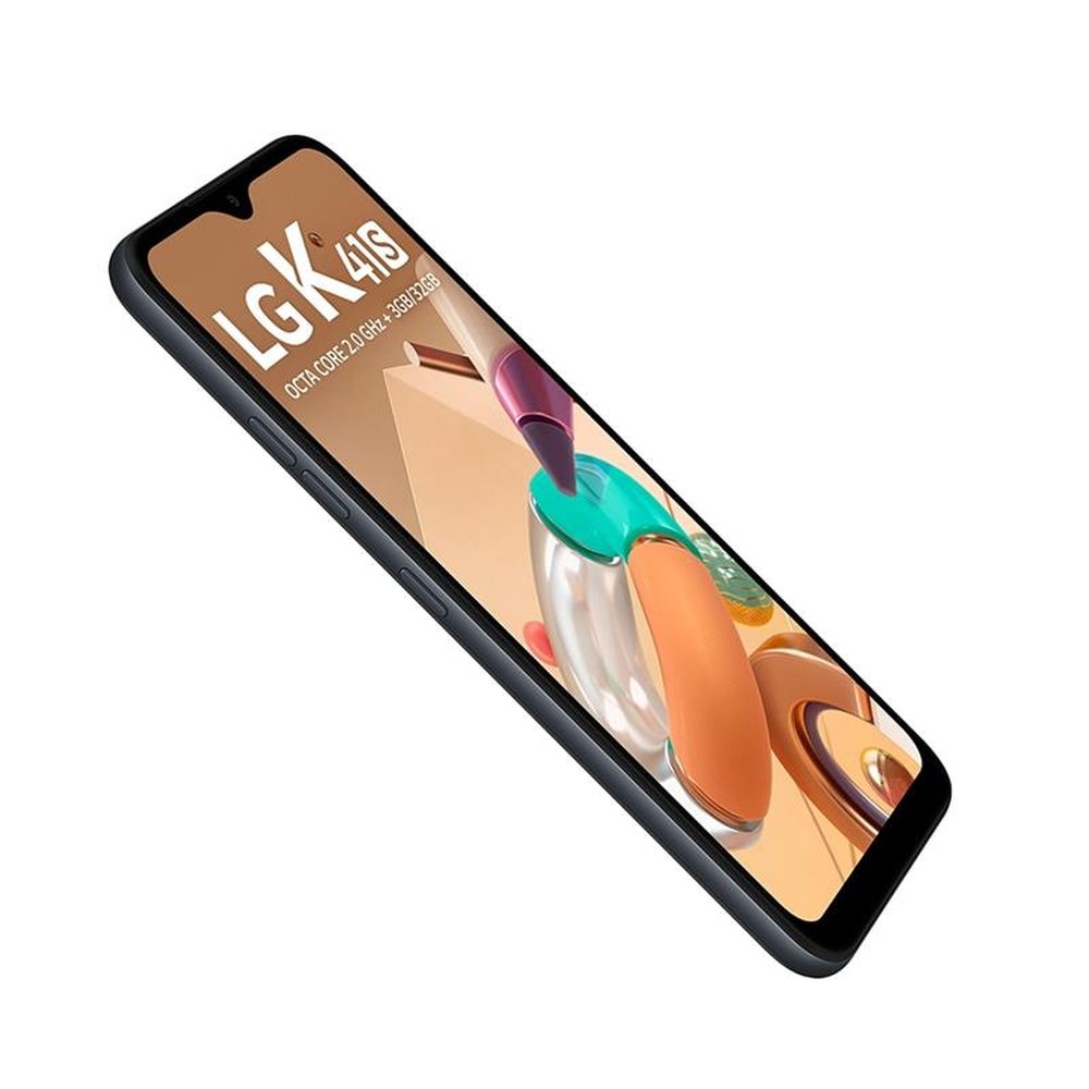 Smartphone LG K41S ,Titânio, Tela 6.55", 4G+Wi-Fi, Android, Câm Traseira 13M+5M+2M+2MP,Frontal 8MP, 32GB