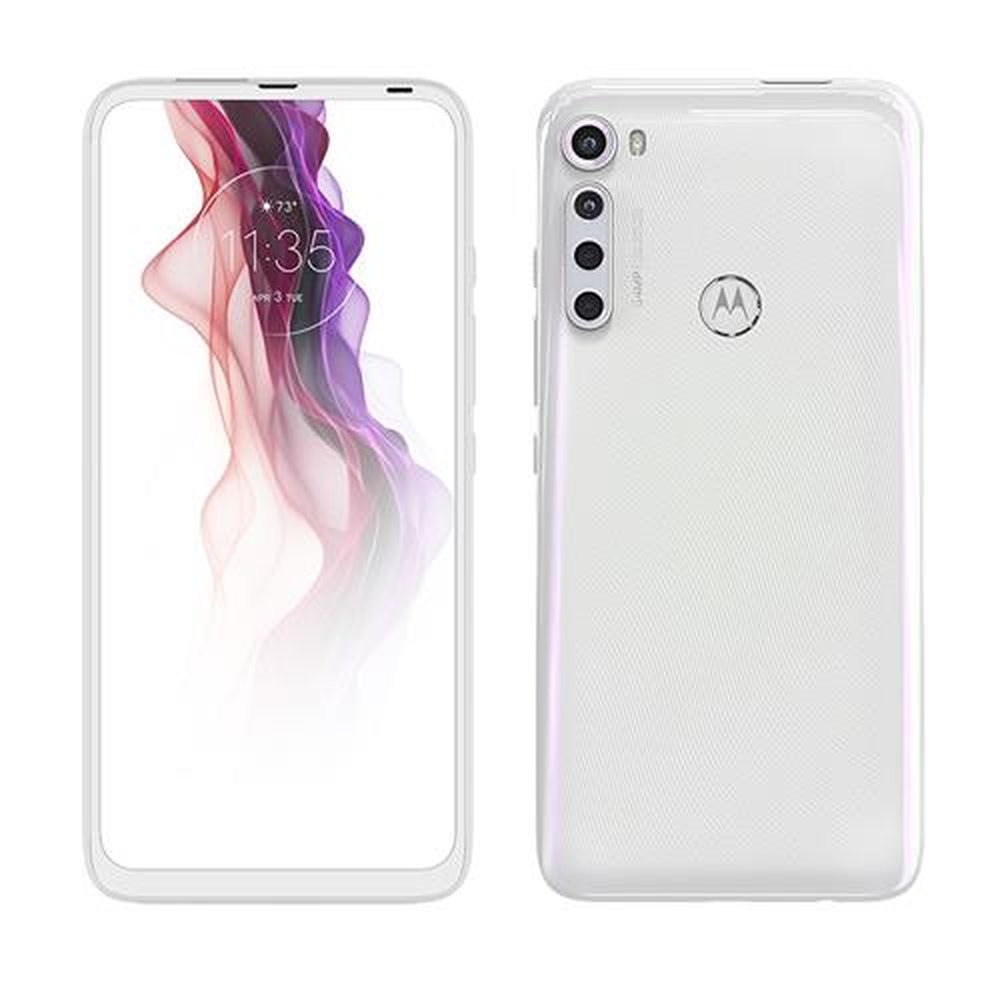 Smartphone Motorola One Fusion Plus Branco, Tela de 6.5", 4G+Wi-Fi, Android, Câm.Tras. de 64+8+5+2MP, Frontal de 16MP, 128GB