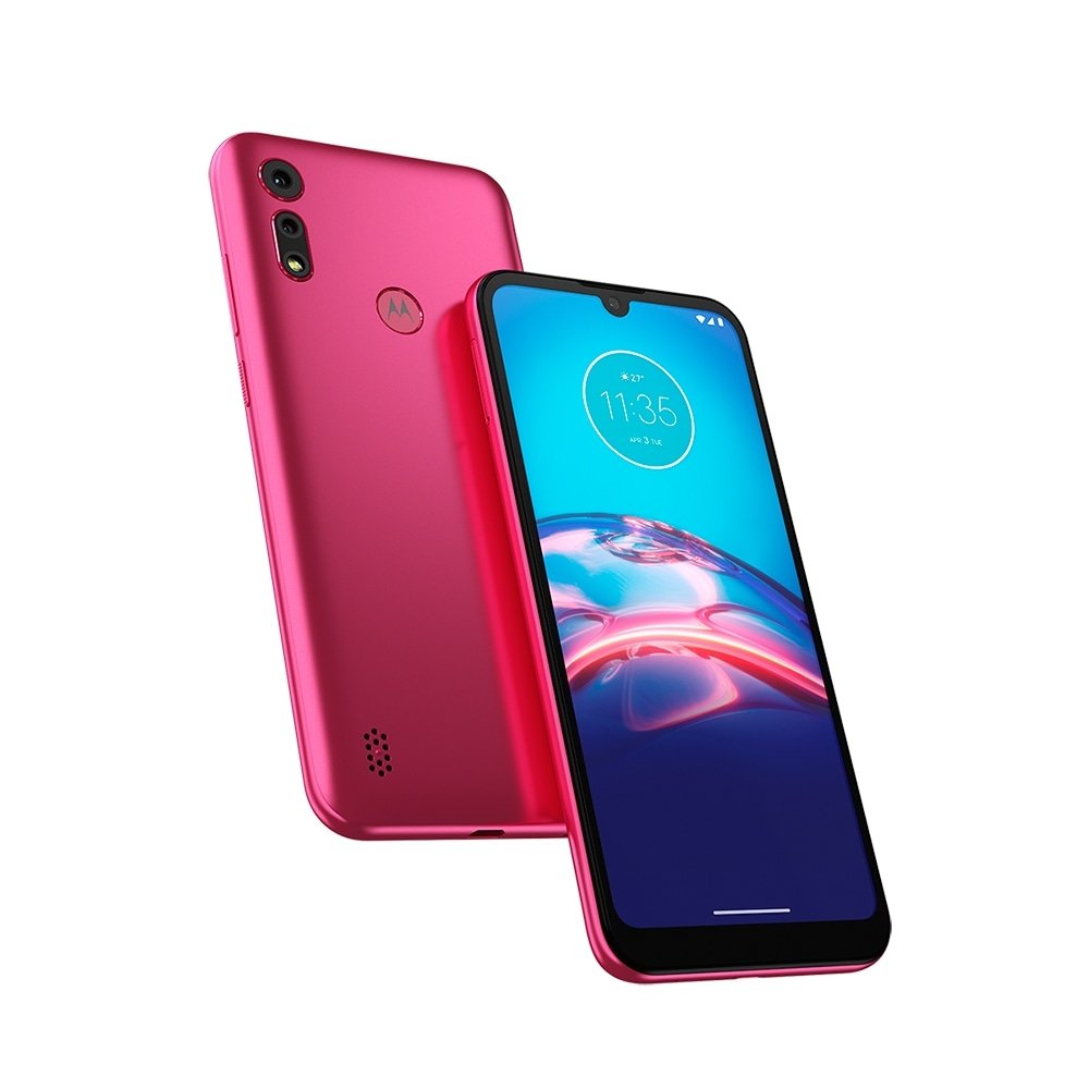 Smartphone Motorola Moto E6s, Rosa, Tela 6.1", 4G+Wi-Fi, Android, Câm.Traseira 13MP+2MP, Câm. Frontal 5MP, 32GB