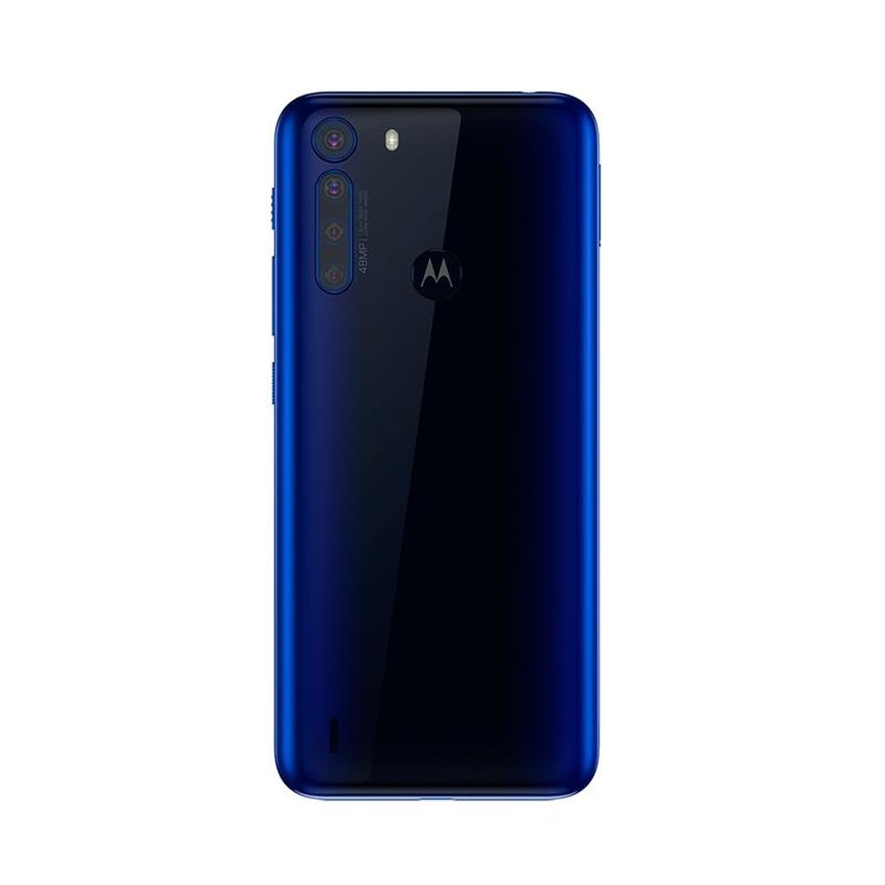 Smartphone Motorola One Fusion Azul Safira, Tela 6.5", 4G+Wi-Fi, Android, Câm.Traseira 48 + 8 + 5 + 2 MP, Frontal 8MP, 128GB