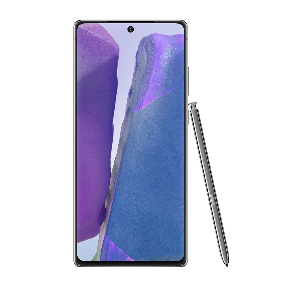 Smartphone Samsung Galaxy Note 20, Cinza, Tela 6.7"| Android 10, 5G+Wi-Fi+NFC, 3 Câm Traseira em 12/64/12MP, Frontal 10MP,256G