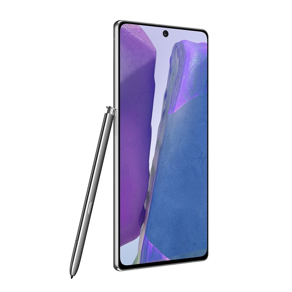 Smartphone Samsung Galaxy Note 20, Cinza, Tela 6.7"| Android 10, 5G+Wi-Fi+NFC, 3 Câm Traseira em 12/64/12MP, Frontal 10MP,256G