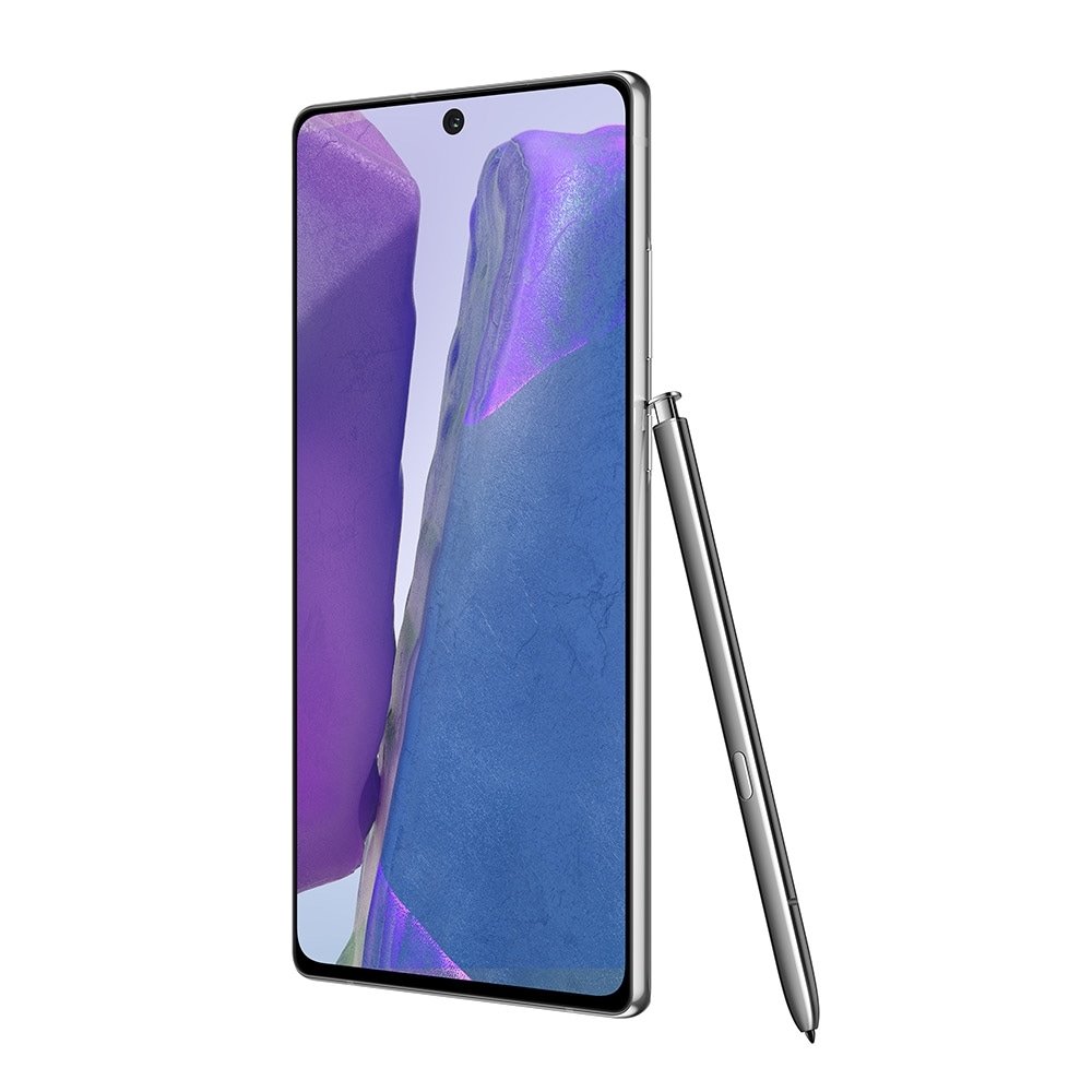 Smartphone Samsung Galaxy Note 20, Cinza, Tela 6.7"| Android 10, 5G+Wi-Fi+NFC, 3 Câm Traseira em 12/64/12MP, Frontal 10MP,256G