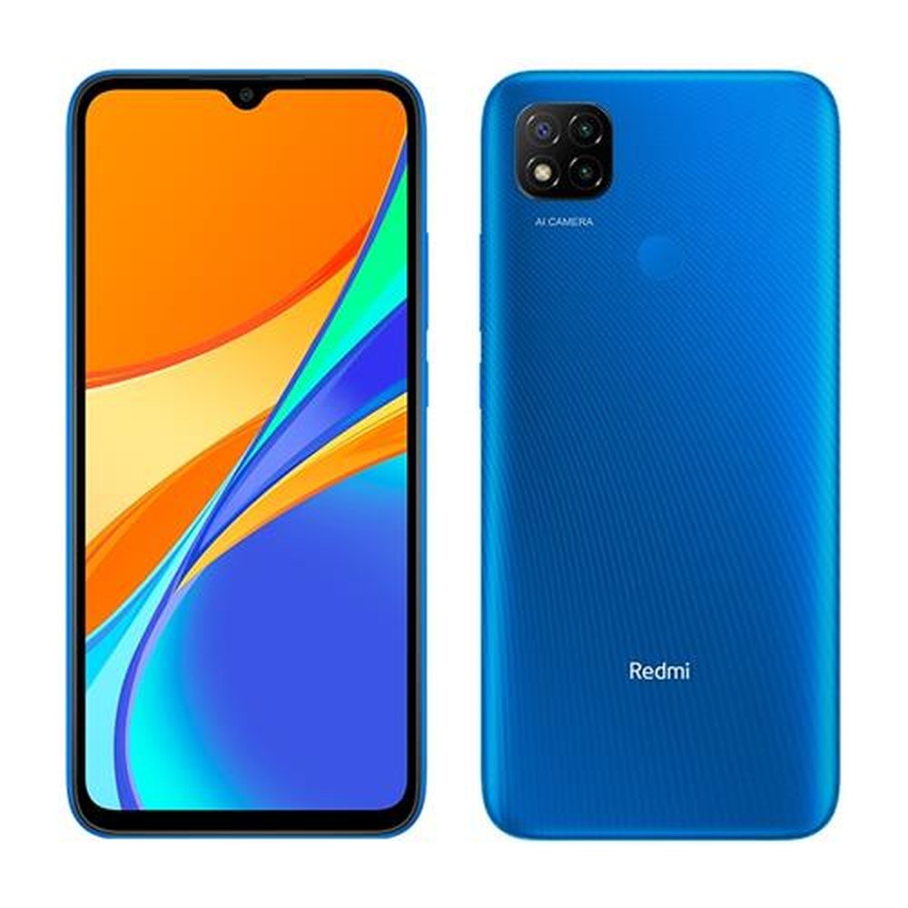 Smartphone Xiaomi Redmi 9C, Azul, Tela 6.53", 4G+WiFi, Android 10, Câm.Traseira de 13+2+2MP e Frontal 5MP, 64GB