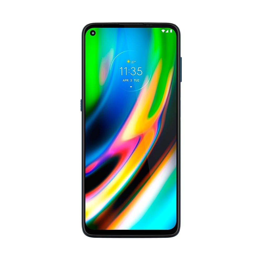 Smartphone Moto G9 Plus Azul Indigo, Tela 6.8", 4G+Wi-Fi+NFC, Android 10, Câm Tras.64+8+2+2MP e Frontal 16MP,4GB RAM,128GB