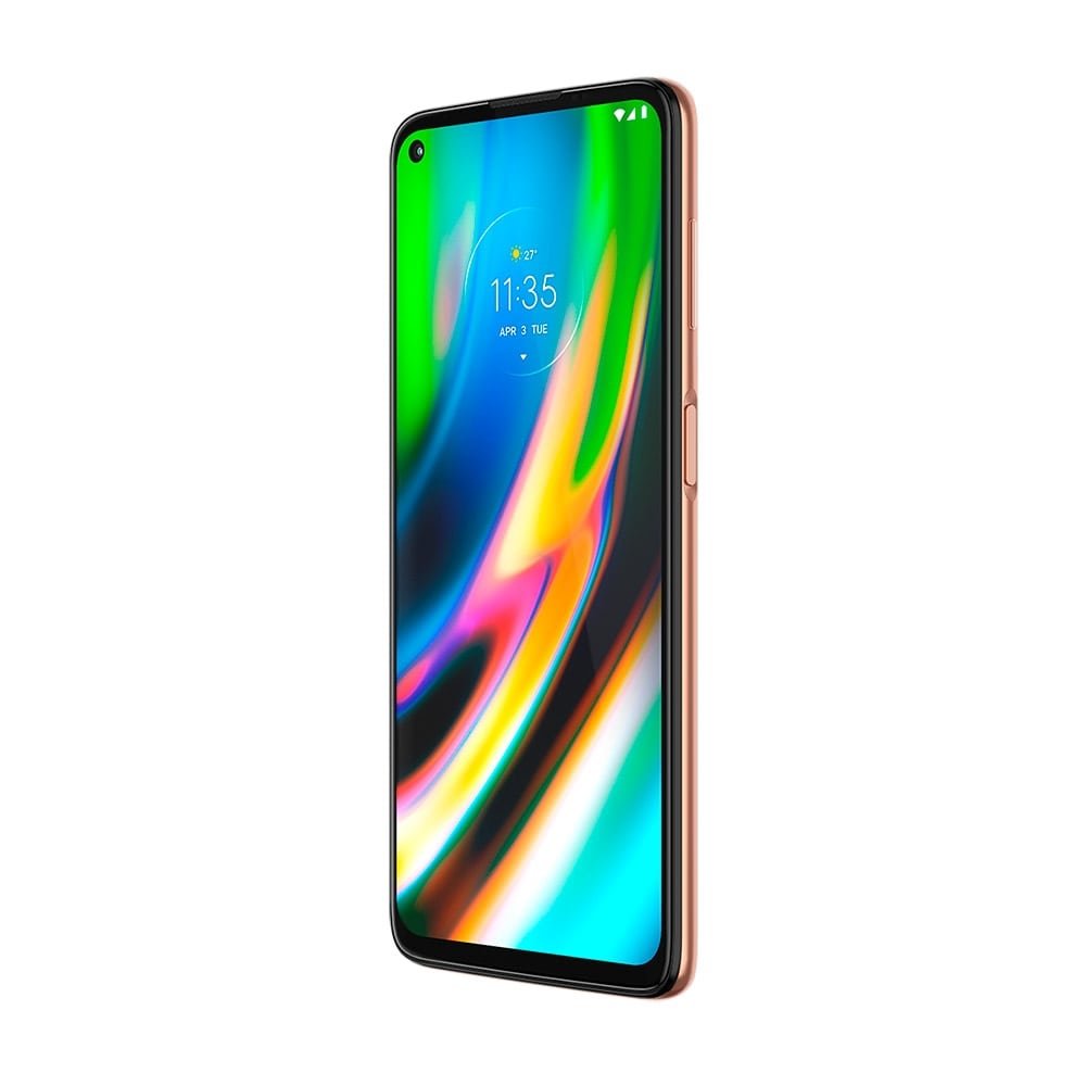 Smartphone Moto G9 Plus Ouro Rose, Dual Chip,Tela 6.8", 4G+Wi-Fi+NFC,Android 10, Câm Tras.64+8+2+2MP e Frontal 16MP, 128GB