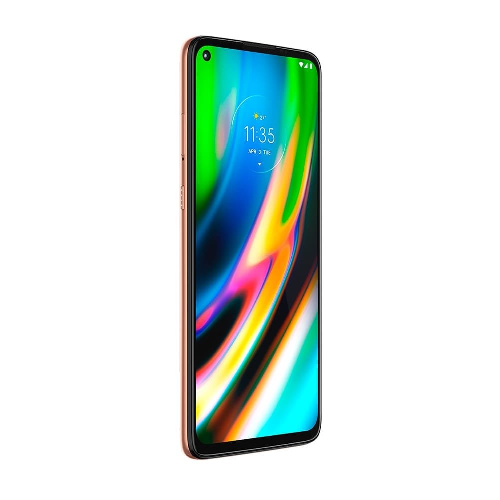 Smartphone Moto G9 Plus Ouro Rose, Dual Chip,Tela 6.8", 4G+Wi-Fi+NFC,Android 10, Câm Tras.64+8+2+2MP e Frontal 16MP, 128GB
