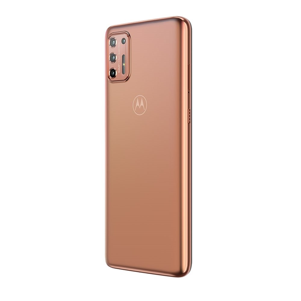 Smartphone Moto G9 Plus Ouro Rose, Dual Chip,Tela 6.8", 4G+Wi-Fi+NFC,Android 10, Câm Tras.64+8+2+2MP e Frontal 16MP, 128GB