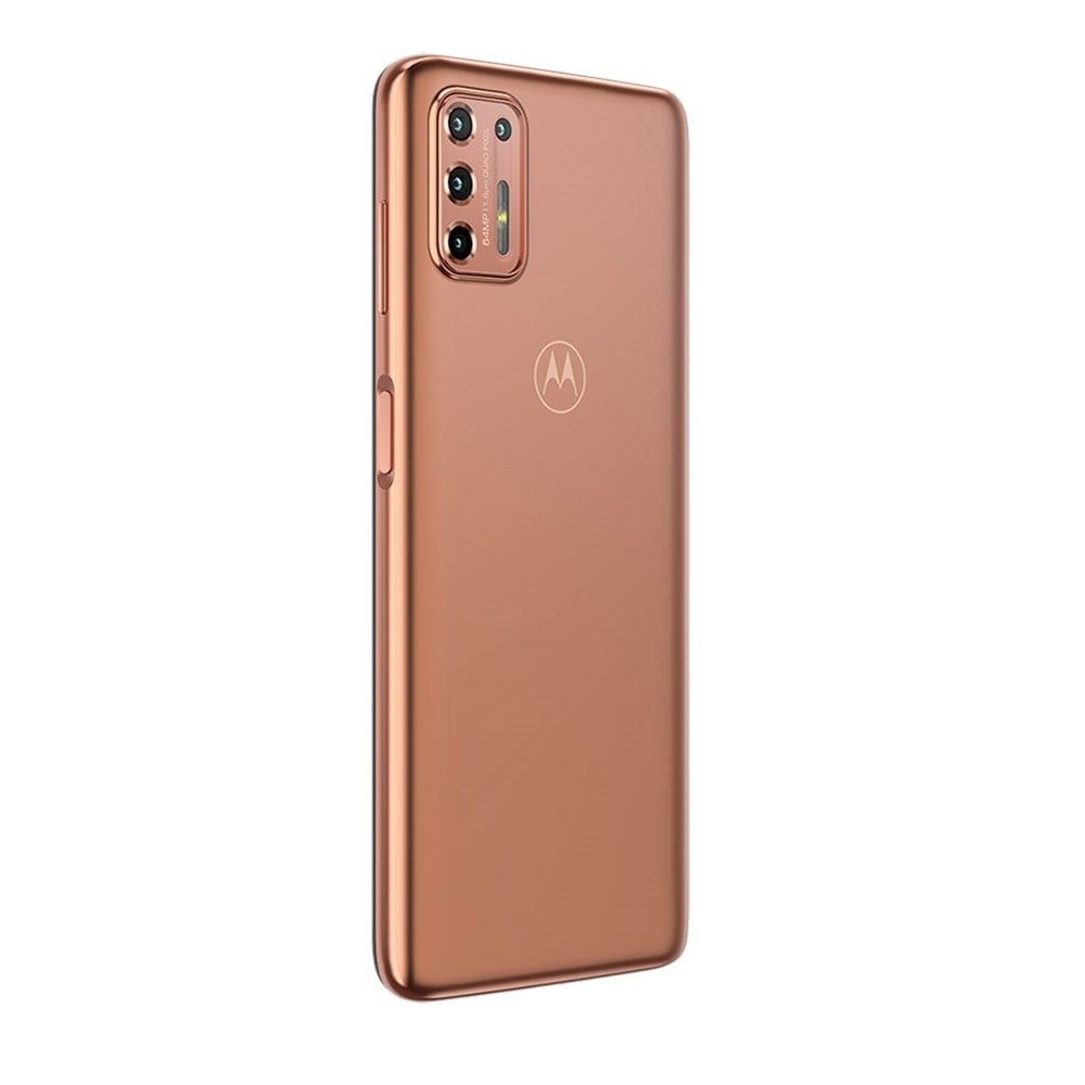 Smartphone Moto G9 Plus Ouro Rose, Dual Chip,Tela 6.8", 4G+Wi-Fi+NFC,Android 10, Câm Tras.64+8+2+2MP e Frontal 16MP, 128GB