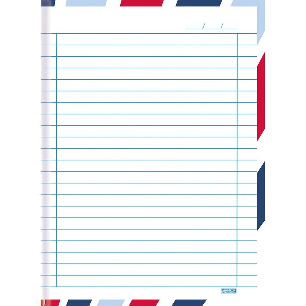 Caderno Brochura 1/1 São Domingos Capa Dura Superman 80 Folhas - Embalagem 5 Unidades (Sortidos)
