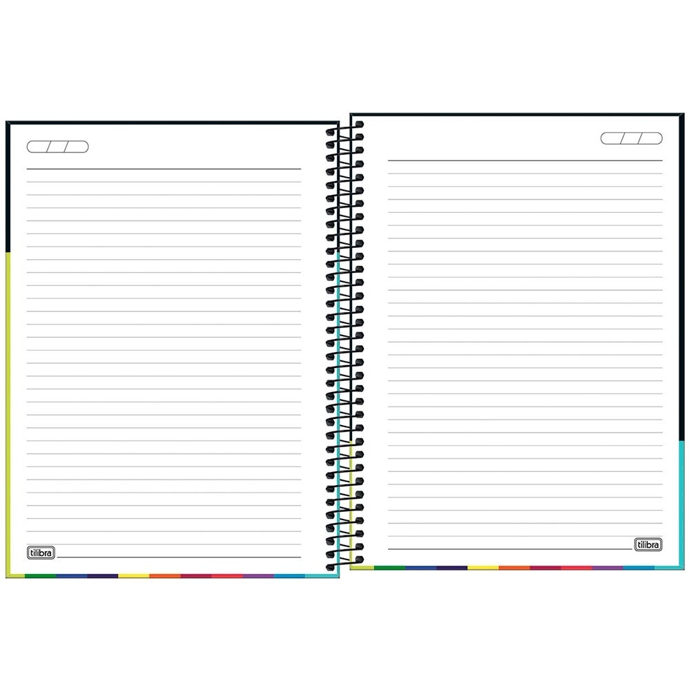 Caderno Espiral Tilibra Universitário Capa Dura 10 Matérias Now United 160 Folhas - Embalagem com 4 Unidades (Sortidos)