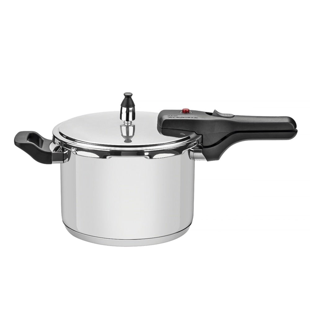 Panela de Pressão Tramontina Brava - Aço Inox Fundo Triplo 4,5 Litros