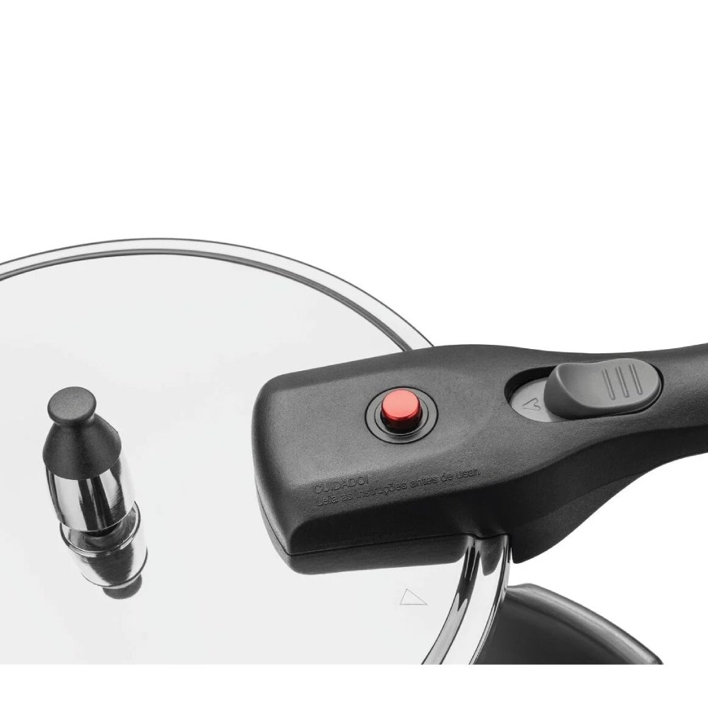 Panela de Pressão Tramontina Brava - Aço Inox Fundo Triplo 4,5 Litros