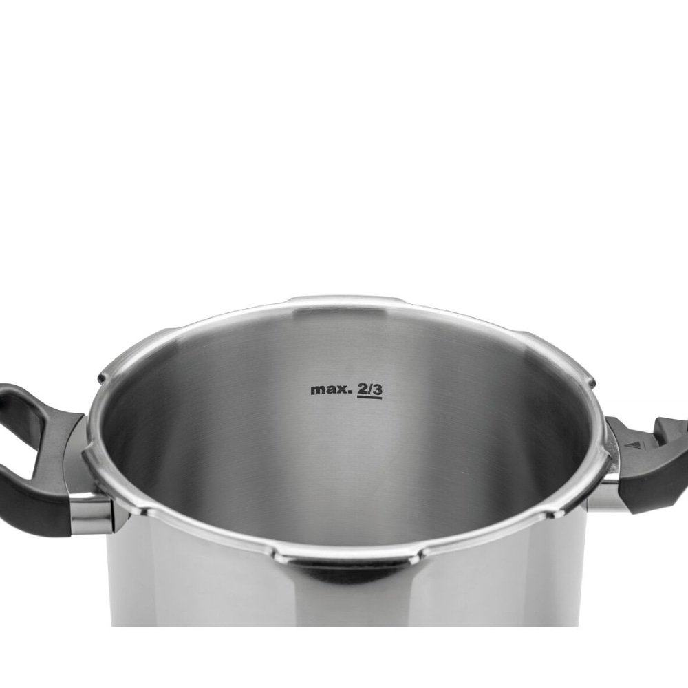Panela de Pressão Tramontina Brava - Aço Inox Fundo Triplo 4,5 Litros